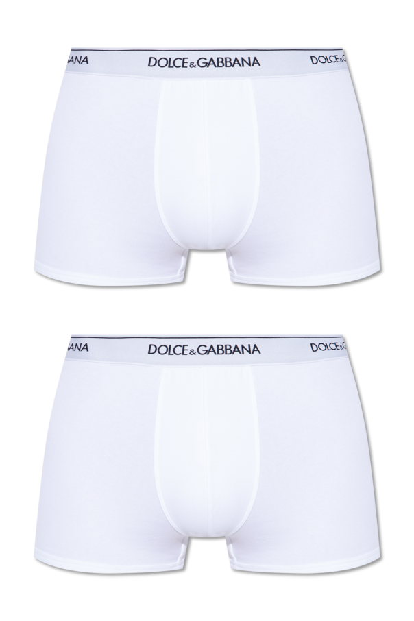 Dolce & Gabbana Men's BI Pack Boxer Regular White main image 1